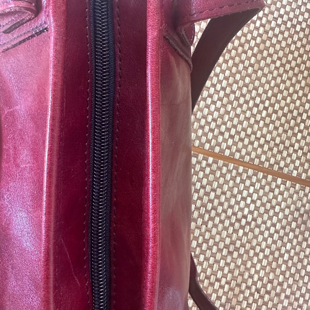 King Ranch Women's “Merlot” Leather Shoulder Bags - Picture 5 of 7